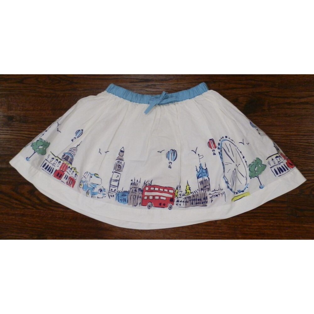 Mini Boden London Scene Skirt Toddler Girls Size 4-5Y